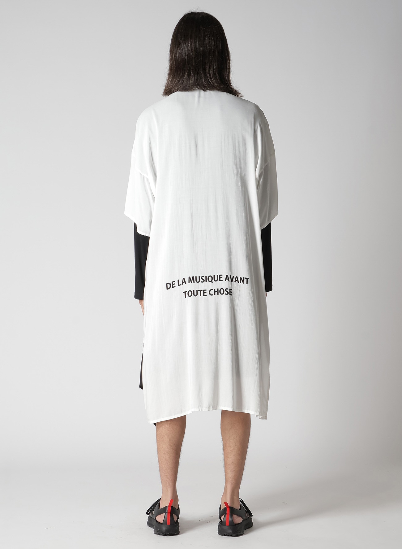 RY MESSAGE PRINTED CHINA DRESS