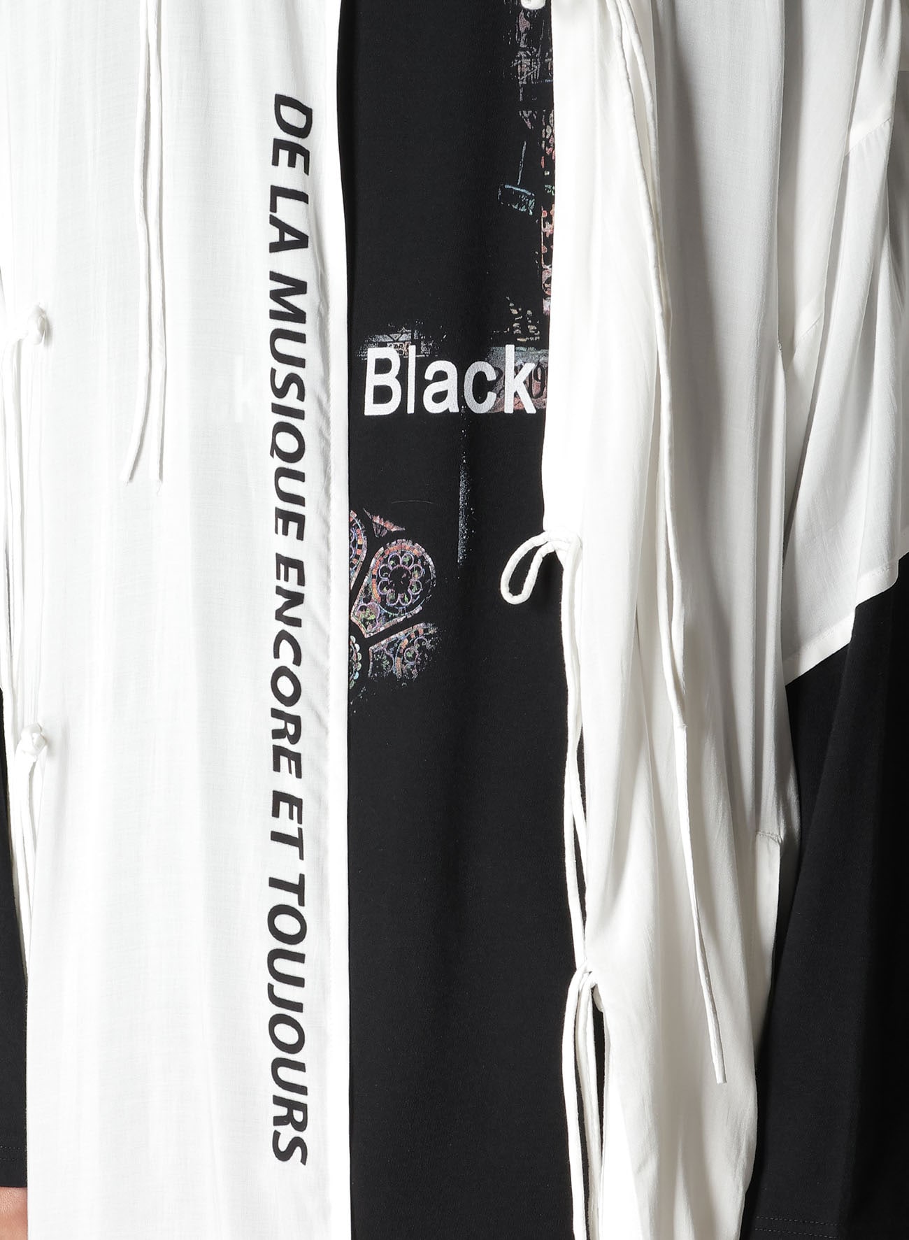 RY MESSAGE PRINTED CHINA DRESS