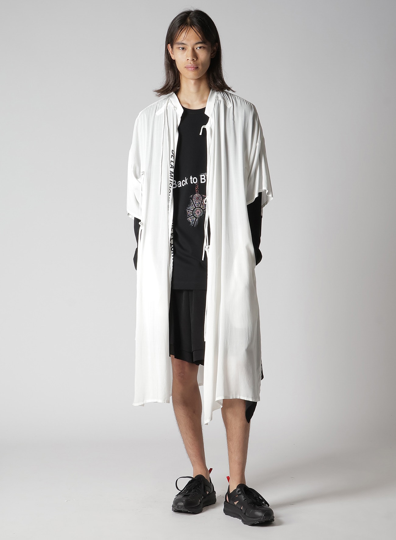 RY MESSAGE PRINTED CHINA DRESS