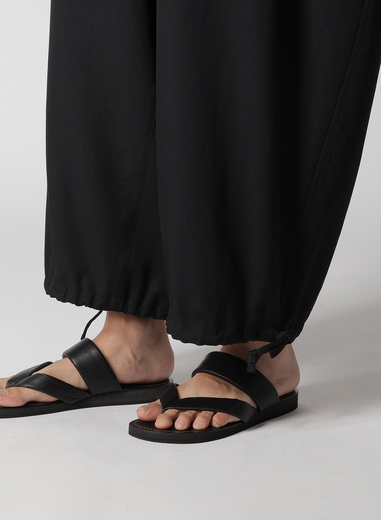 WOOL GABARDINE OEPAULET ATTACHED OVERALLS