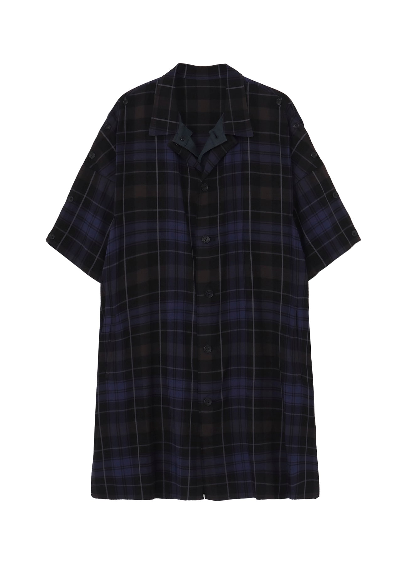 <PIECE UNIQUE>RY PLAID DOUBLE PLAID DRESS