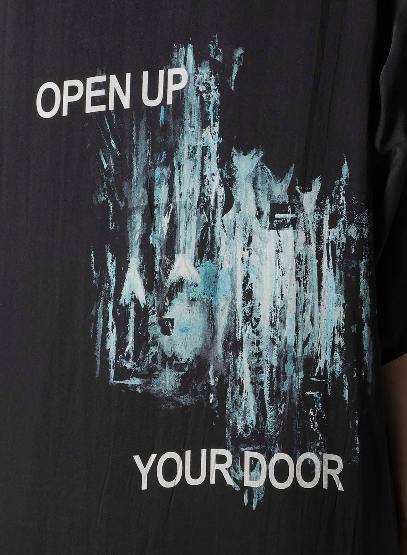 OPEN UP LINING SATIN PRINTED CHINA DRESS