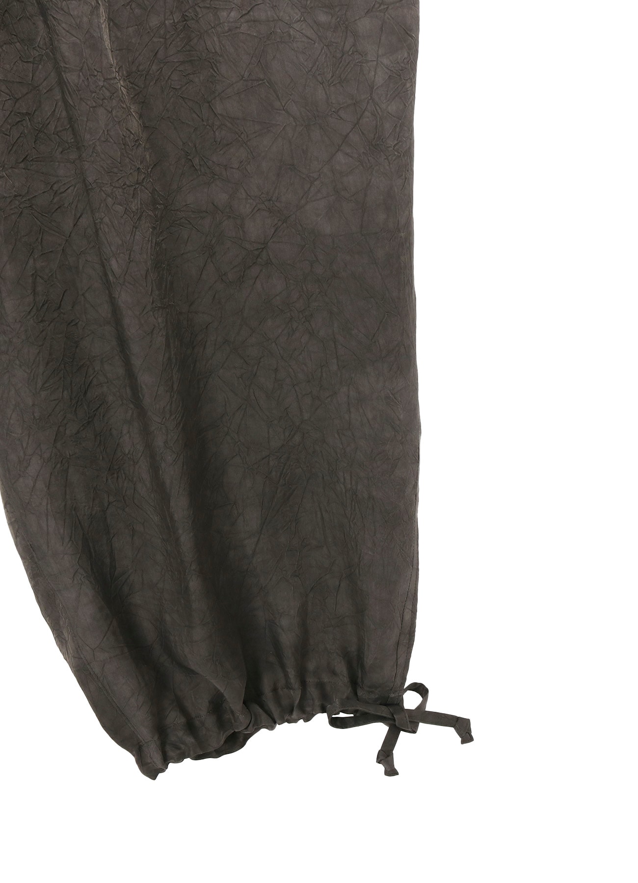 INK DYED WRINKLE CUPRO MESSAGE OVERALLS