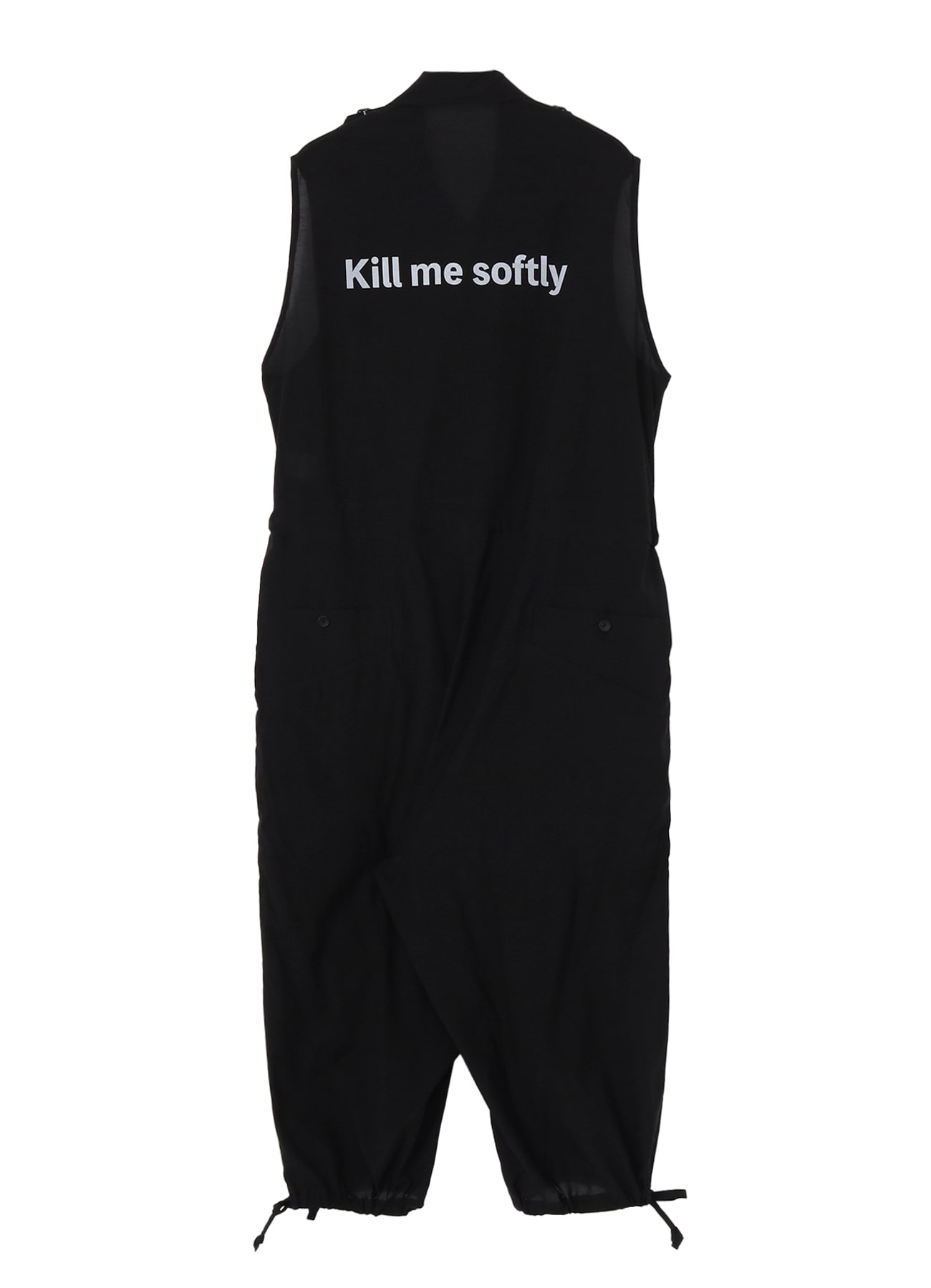 CU/C LAWN MESSAGE PRINTED OVERALLS