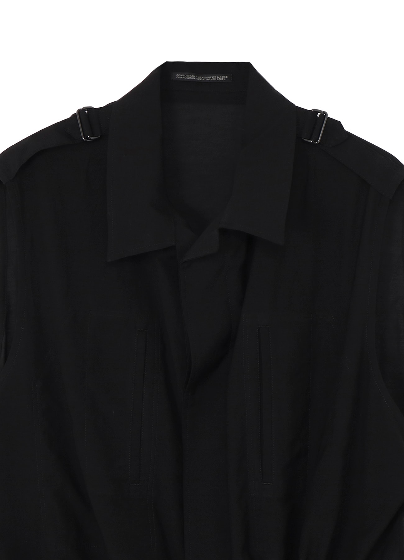 CU/C LAWN MESSAGE PRINTED OVERALLS