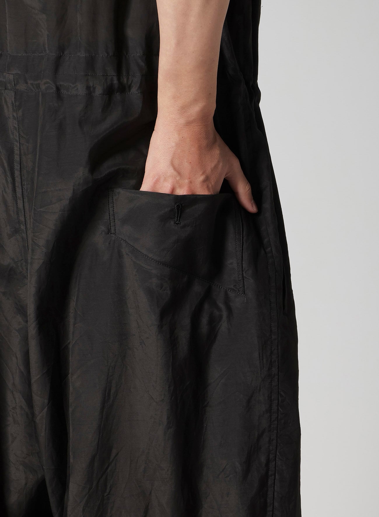 CU/C LAWN MESSAGE PRINTED OVERALLS