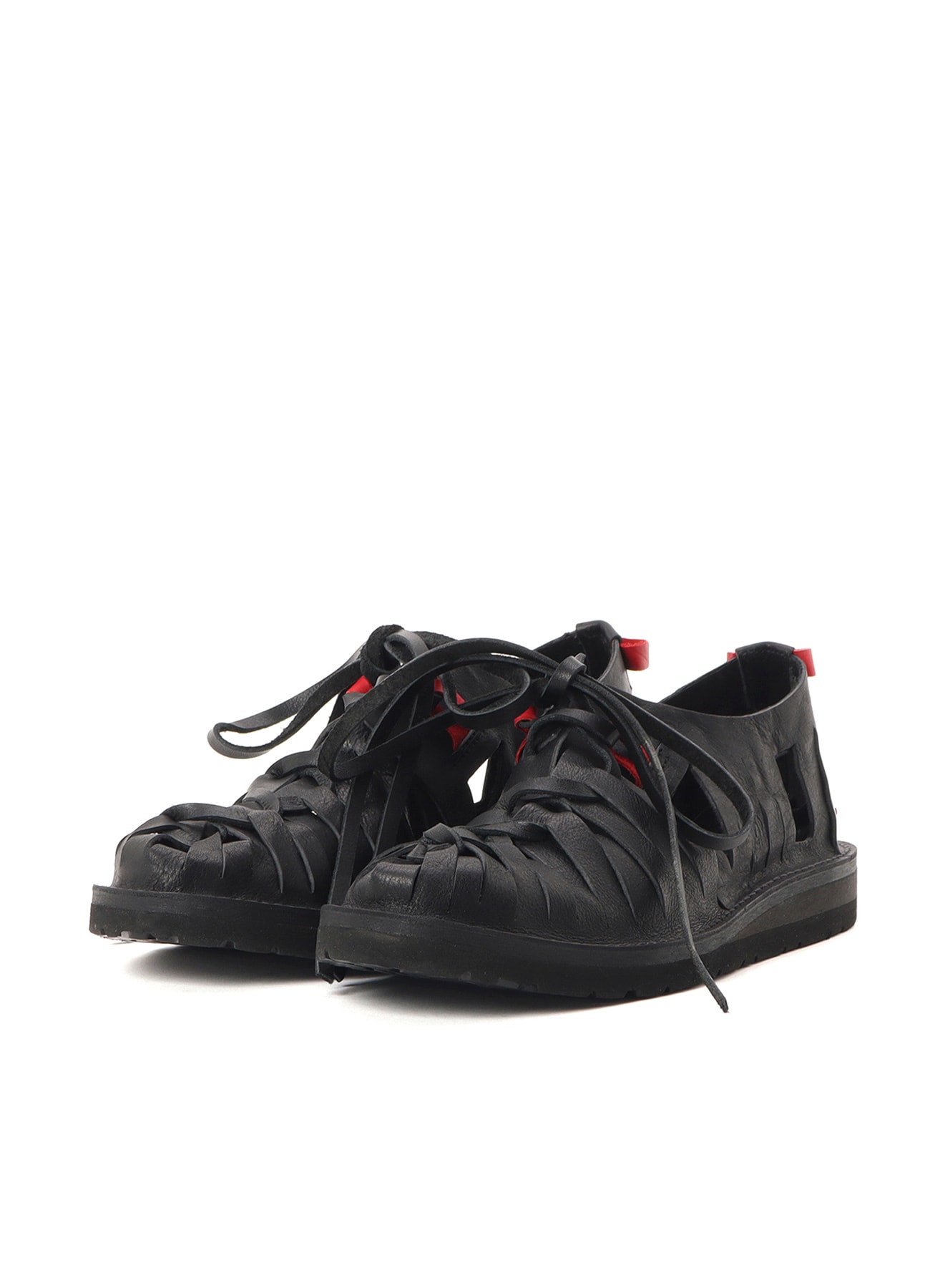 OIL COW LEATHER GLADIATOR SHOES
