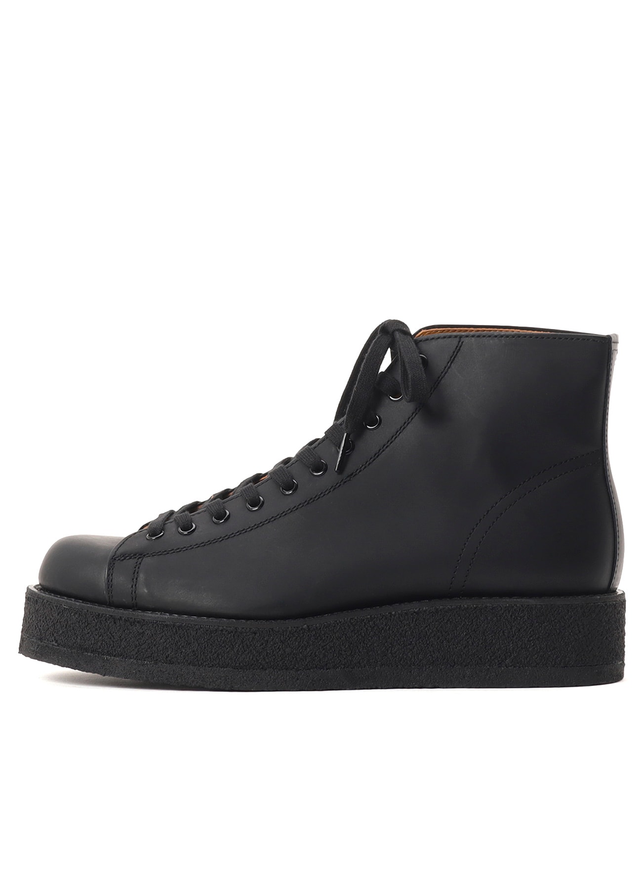 MAT GLASS LEATHER DEMI BOOTS