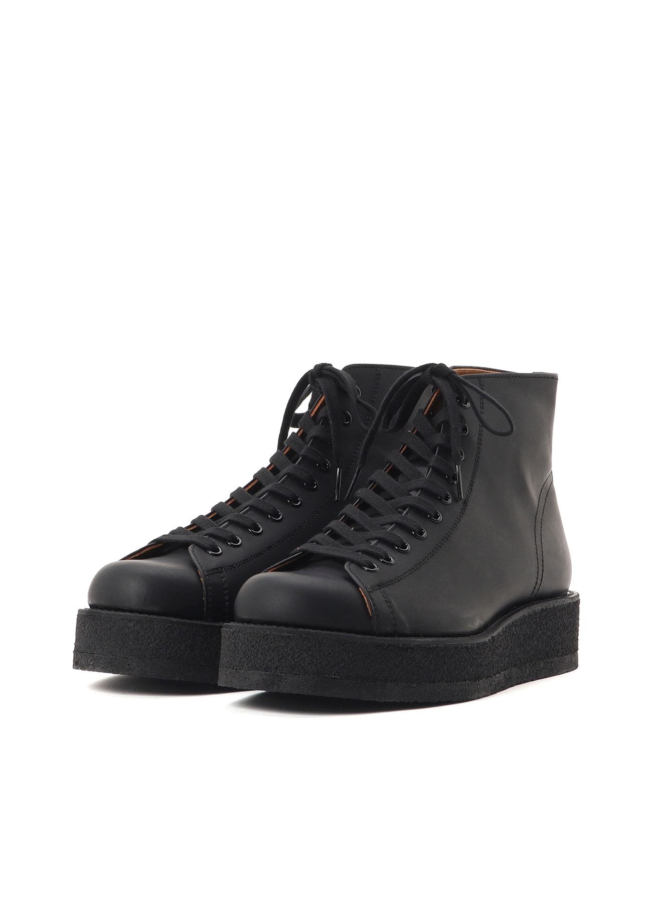 MAT GLASS LEATHER DEMI BOOTS