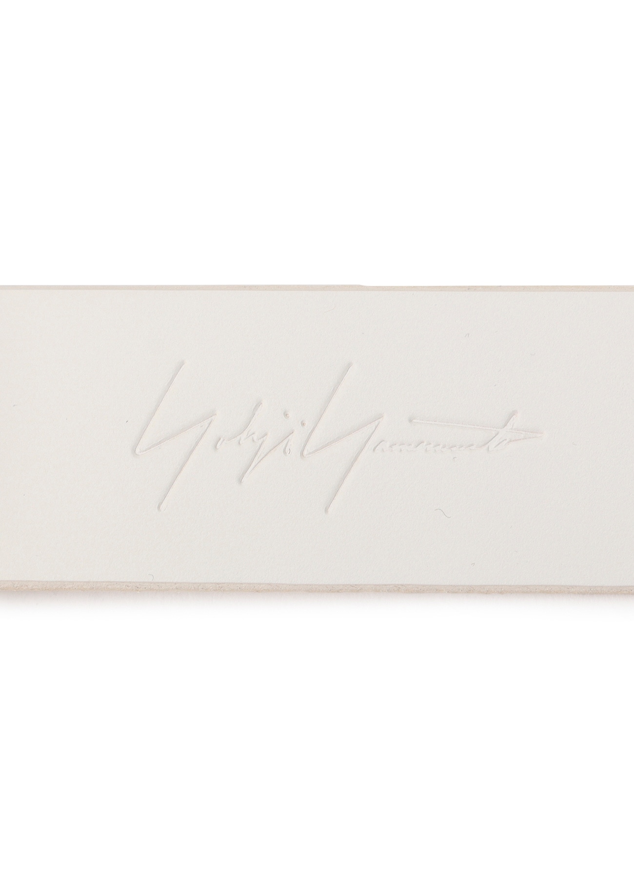 WHITE LEATHER 30MM FREE BELT