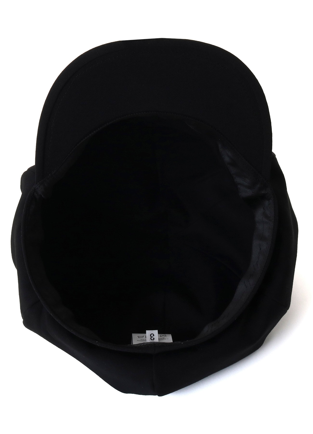 WOOL GABARDINE TUCK CASQUETTE