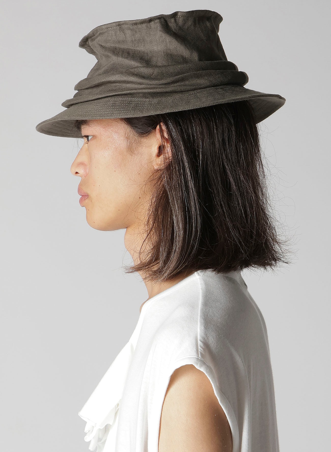 40/1 FLAX TWILL DRAPE HAT