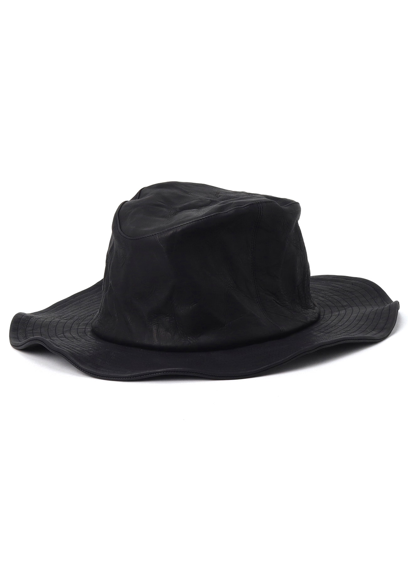 WASHED CALF COWBOY HAT BLACK