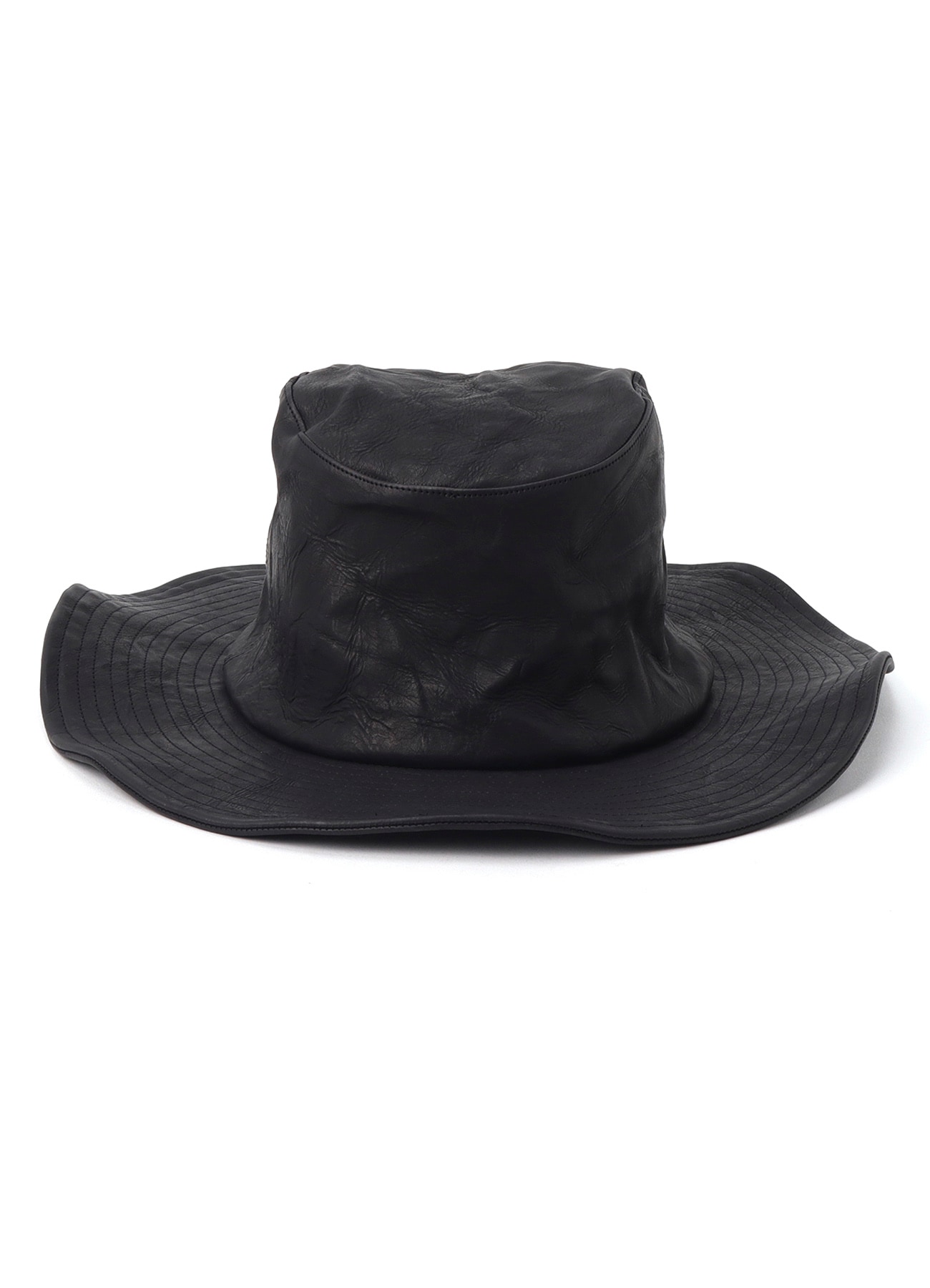 WASHED CALF COWBOY HAT BLACK