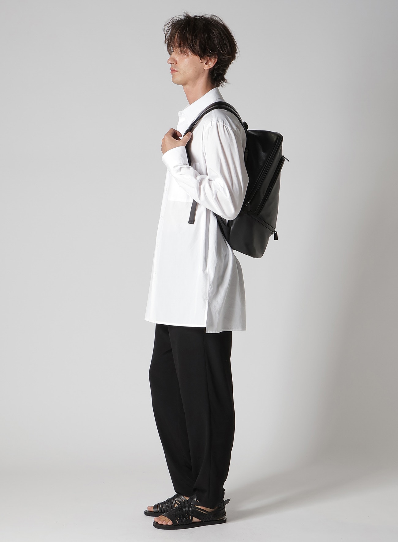 SMOOTH COW LEATHER/NY0 SYSTEM BACKPACK