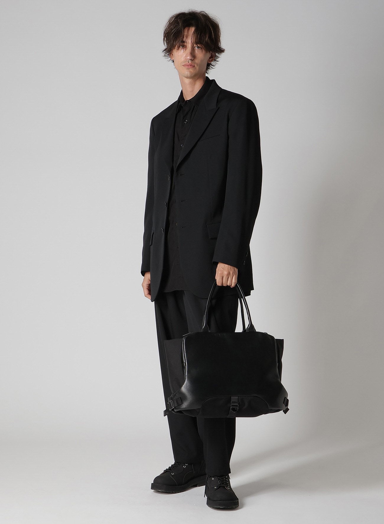 SMOOTH COW LEATHER/NY0 SYSTEM TOTE BAG