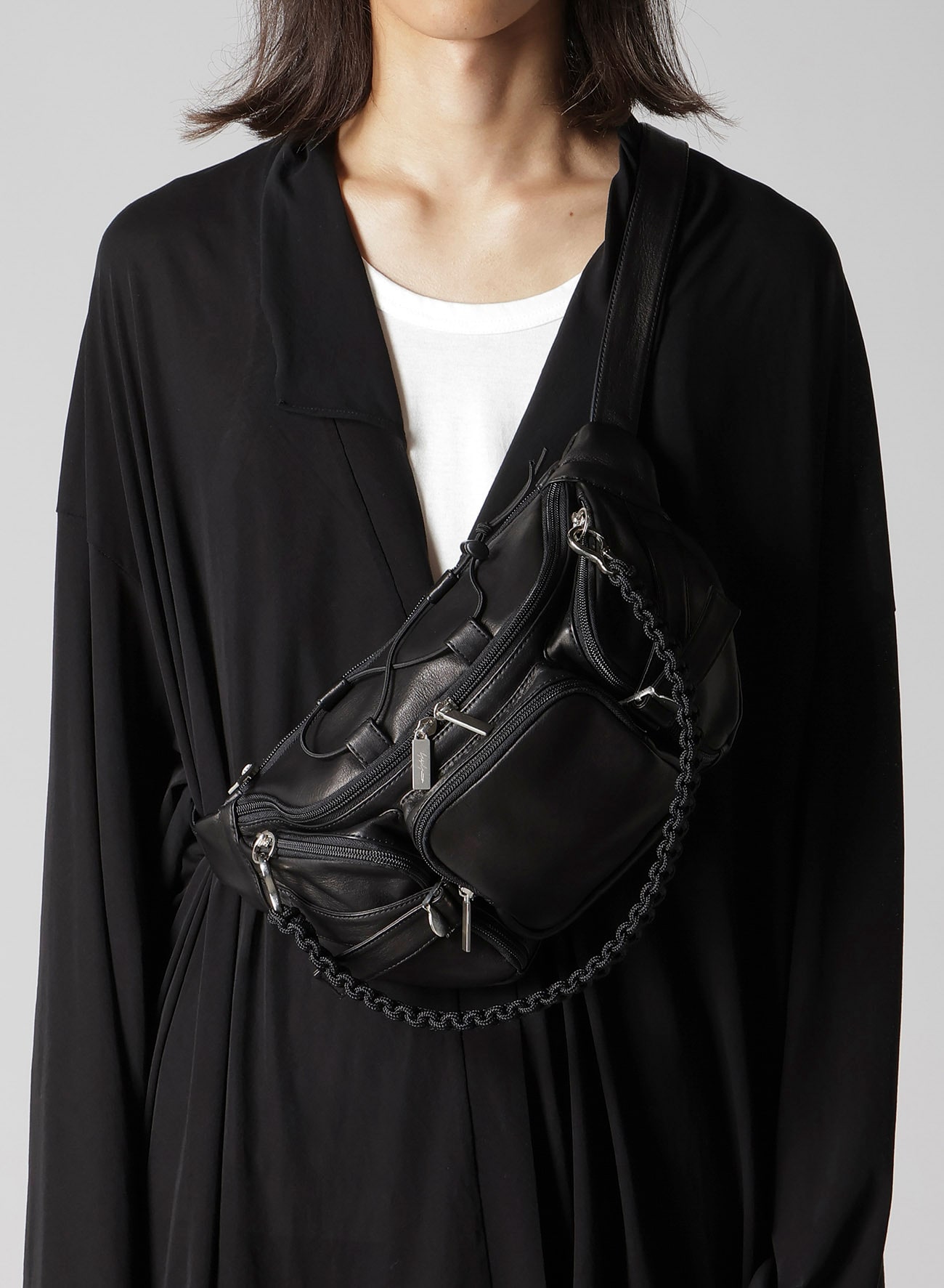 SOFT OIL COW LEATHER BELT BAG