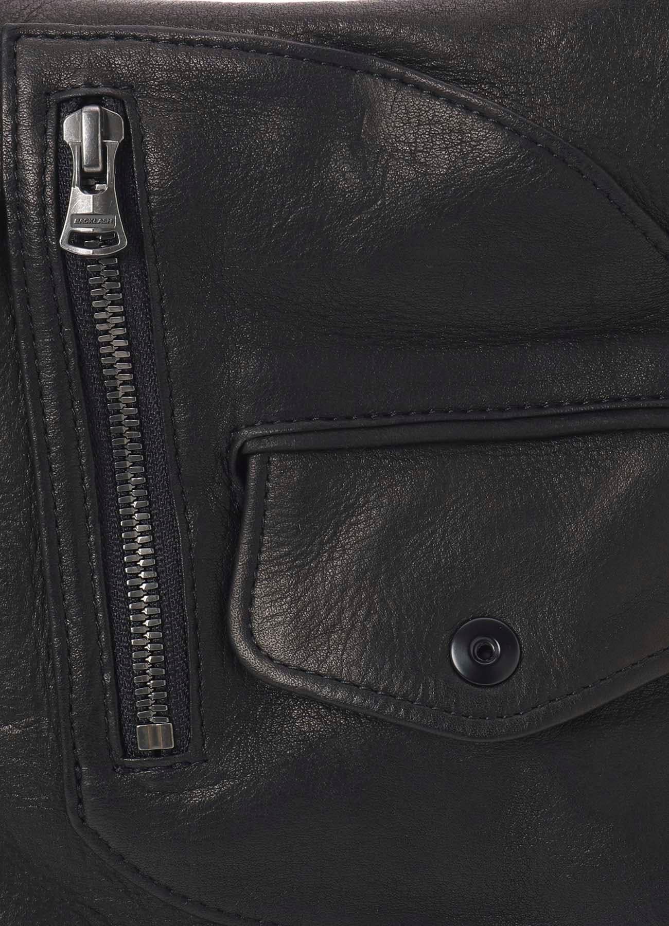 MIMOSA WASHED LEATHER RIDER SHOULDER BAG