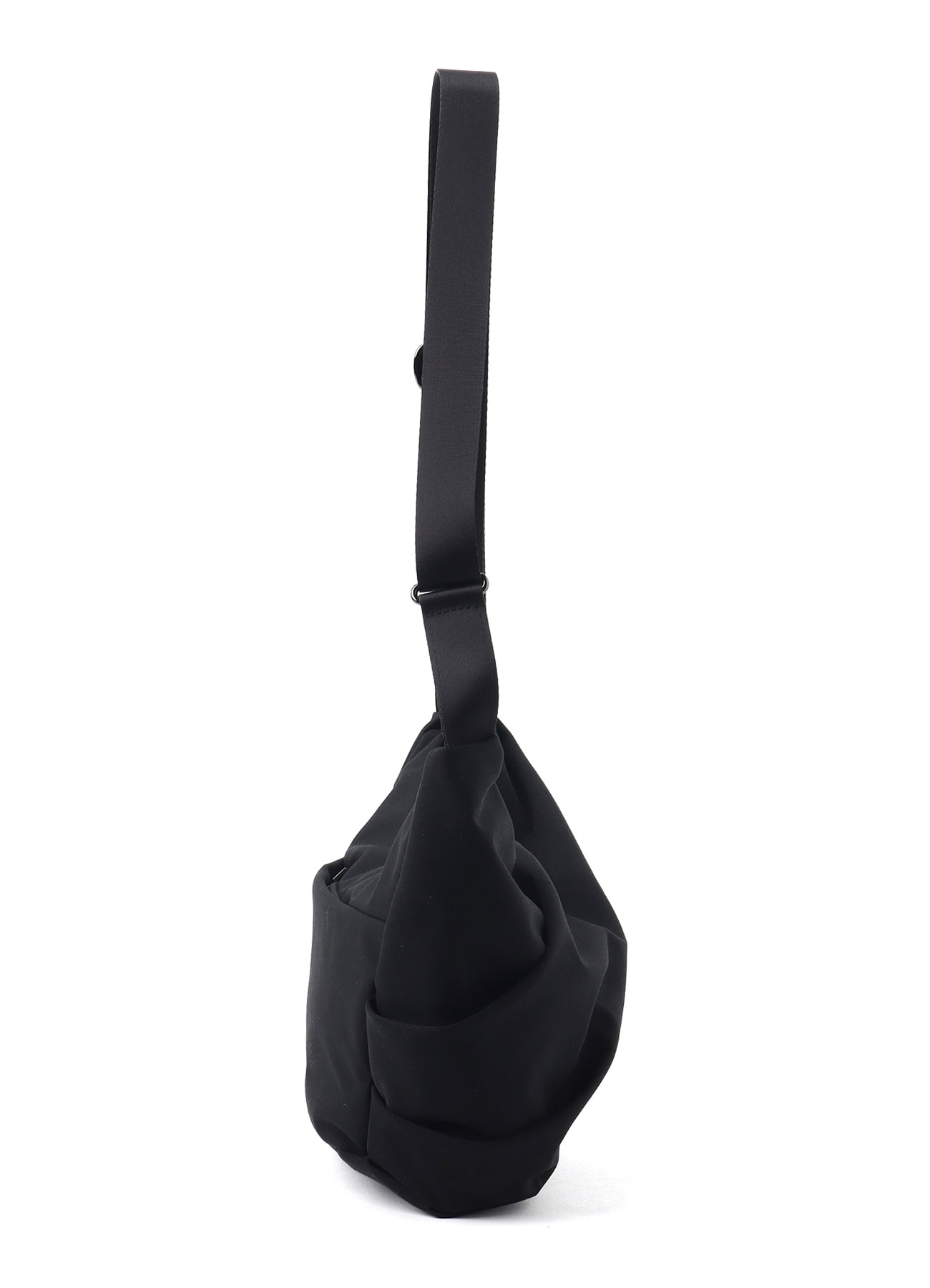 WOOL GABARDINE NYLON TAPE DRAPE SACOCHE