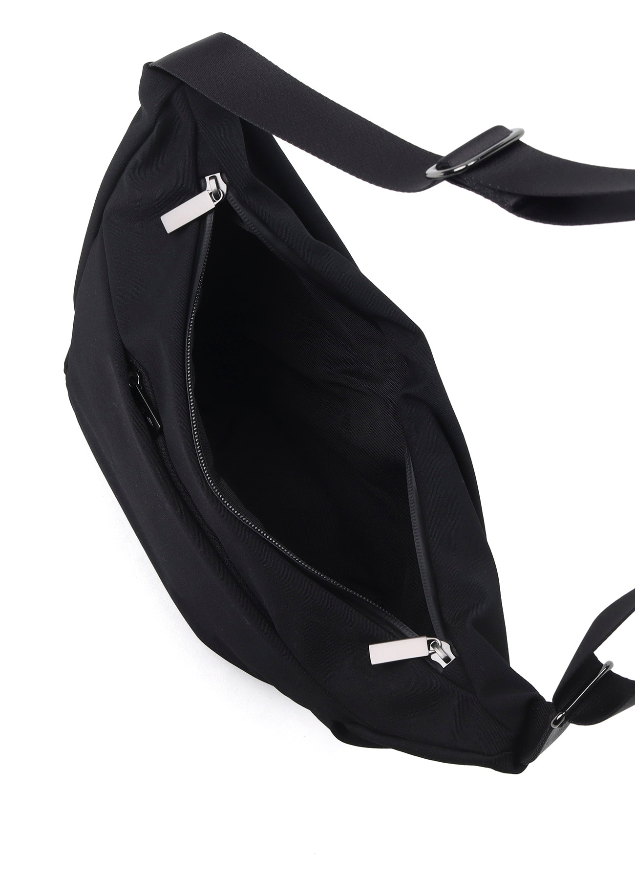 WOOL GABARDINE NYLON TAPE DRAPE SACOCHE