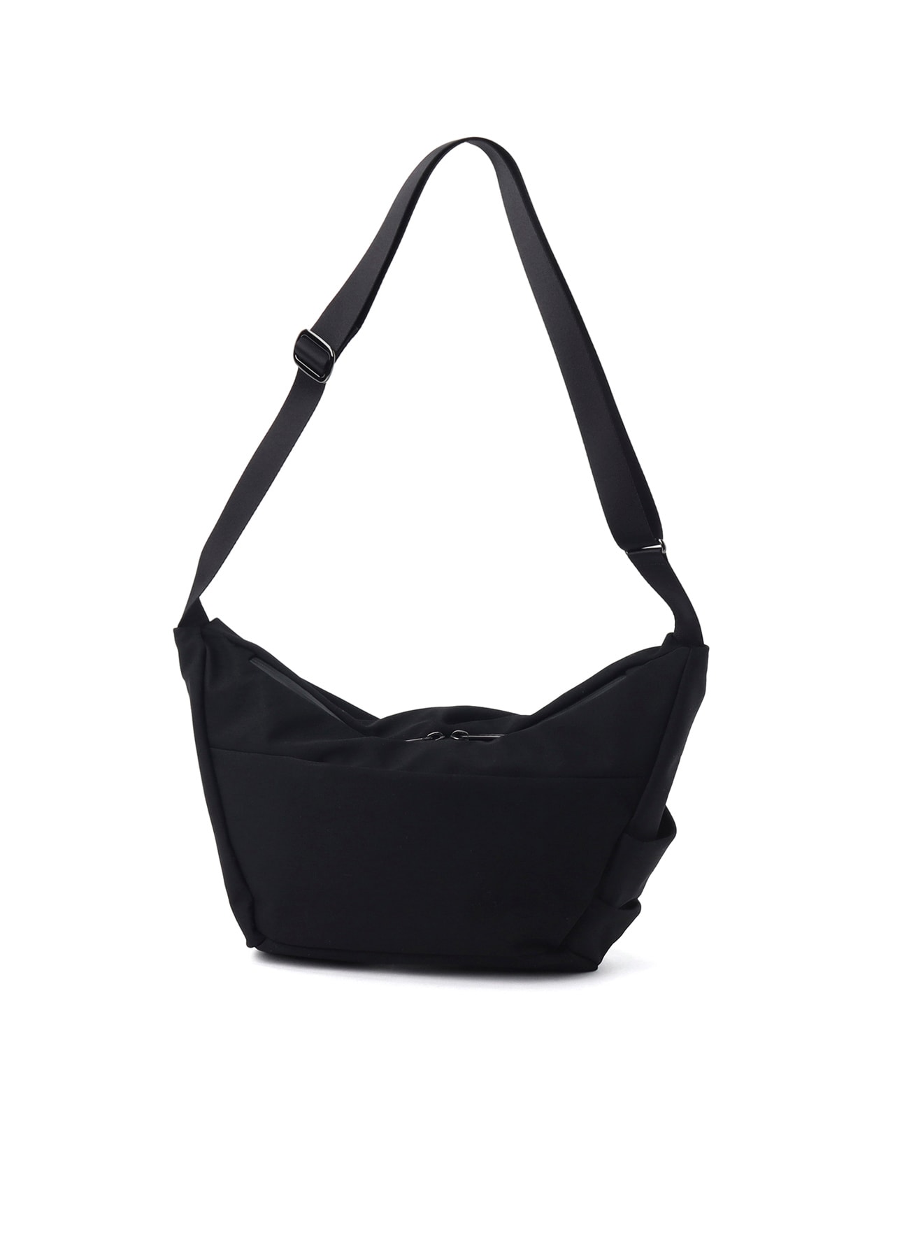 WOOL GABARDINE NYLON TAPE DRAPE SACOCHE