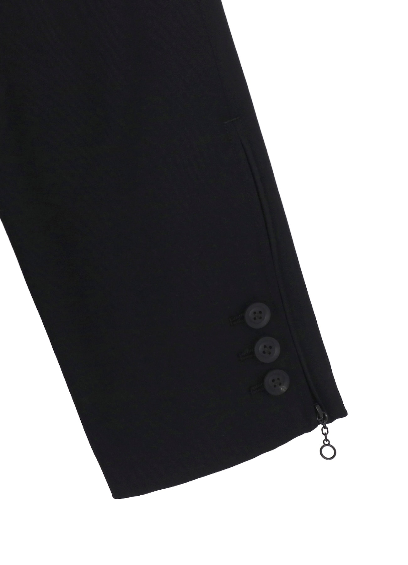 WOOL GABARDINE DOUBLE LEFT LAPEL DOUBLE JACKET