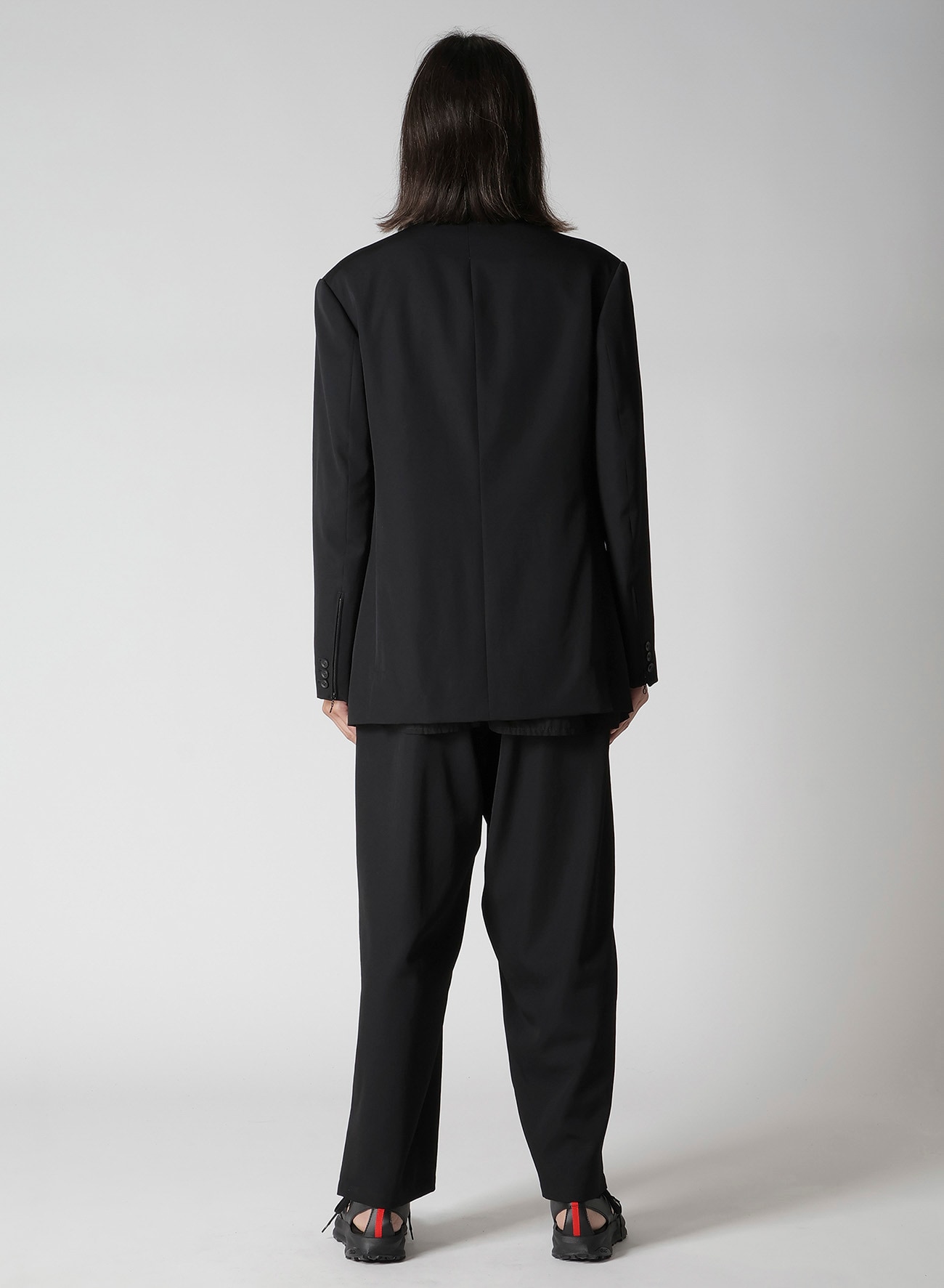 WOOL GABARDINE ARMY JACKET