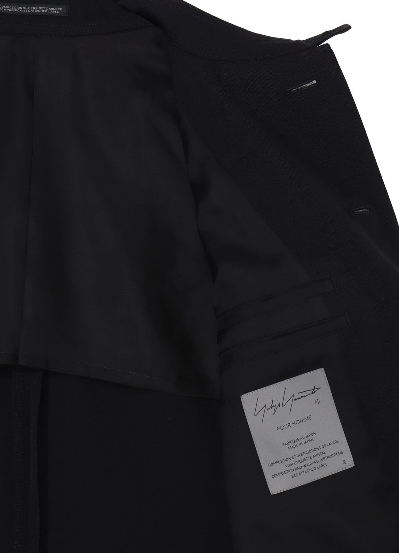 WOOL GABARDINE ARMY JACKET