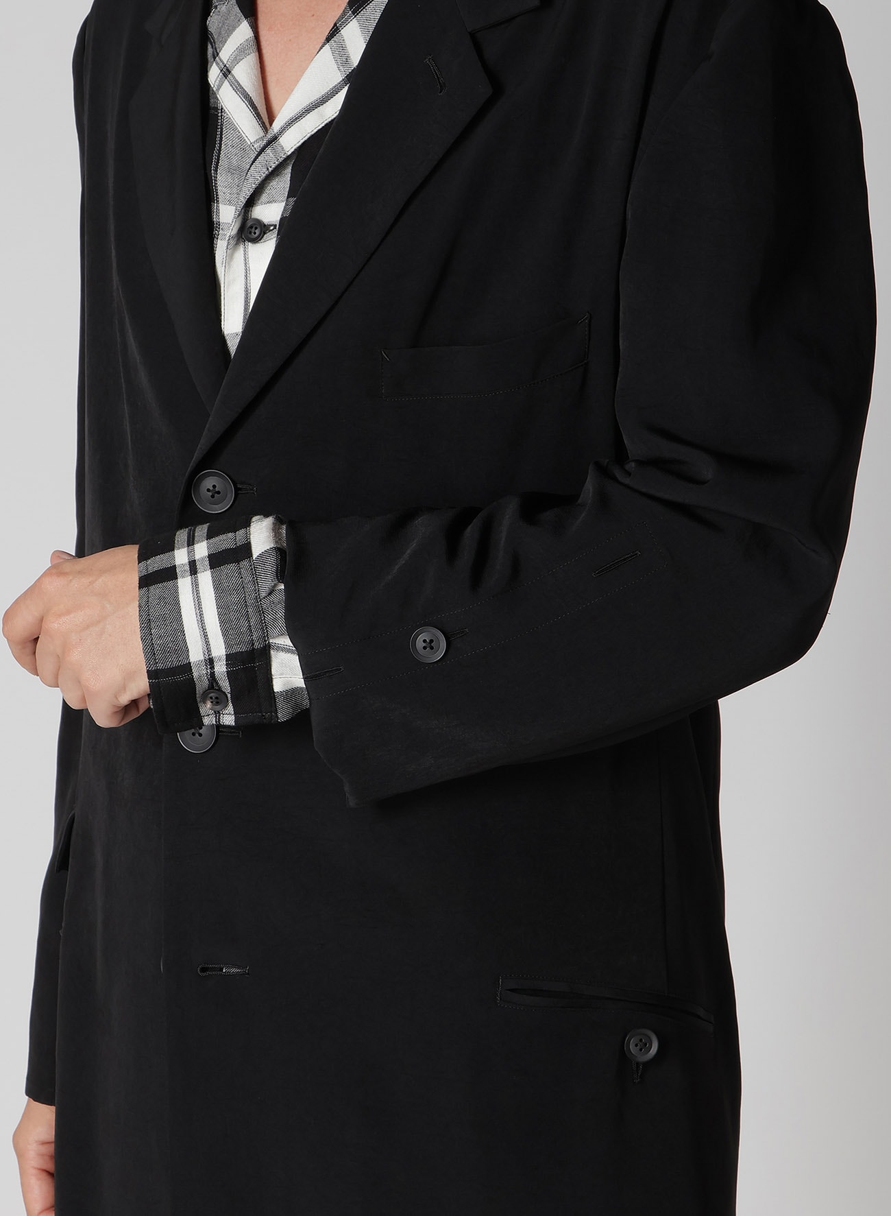 TA TUXEDO CUFFS BUTTON JACKET