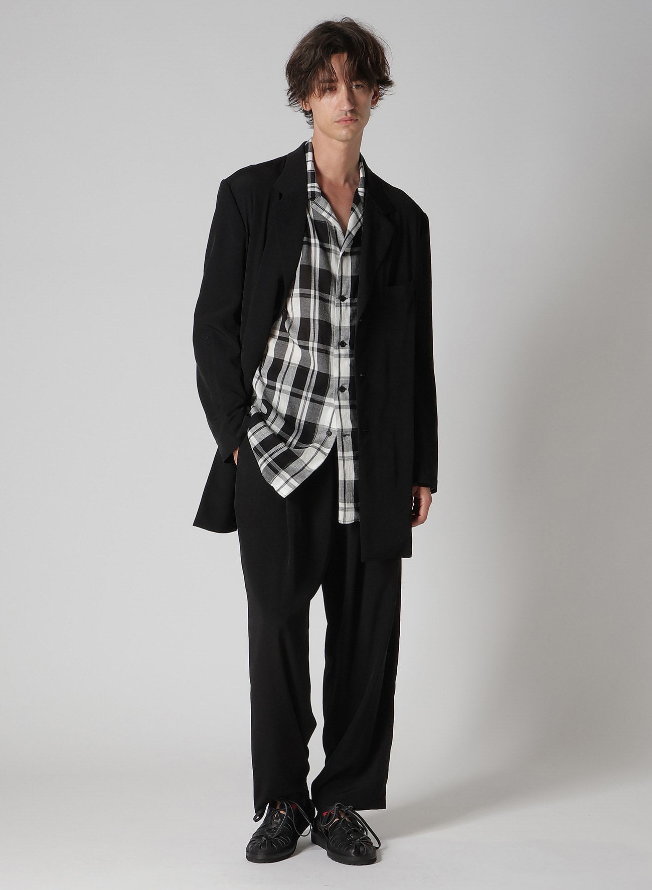 TA TUXEDO CUFFS BUTTON JACKET