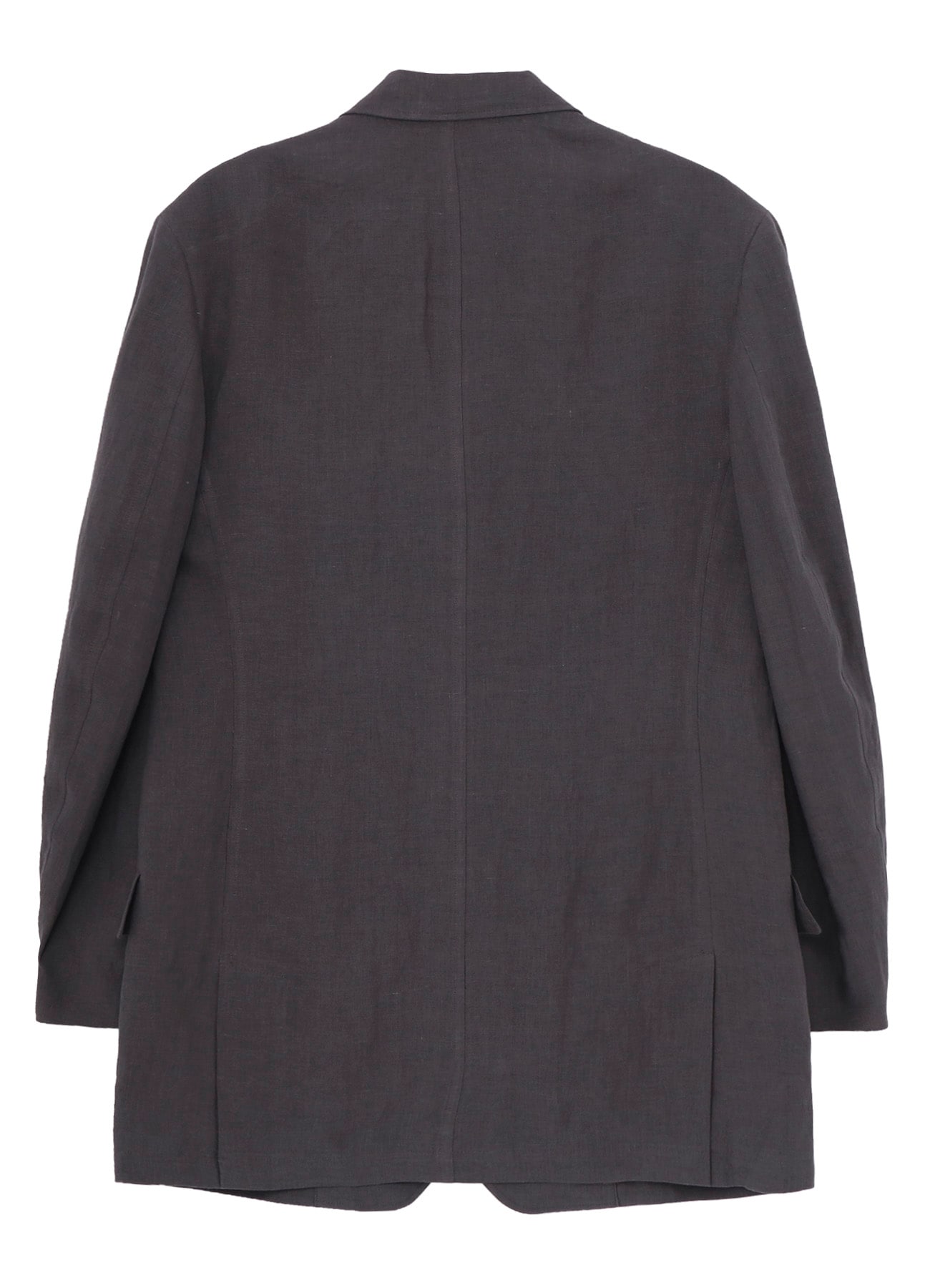 LINEN CLOTH FRONT EDGE 3SNAP BOTTON JACKET