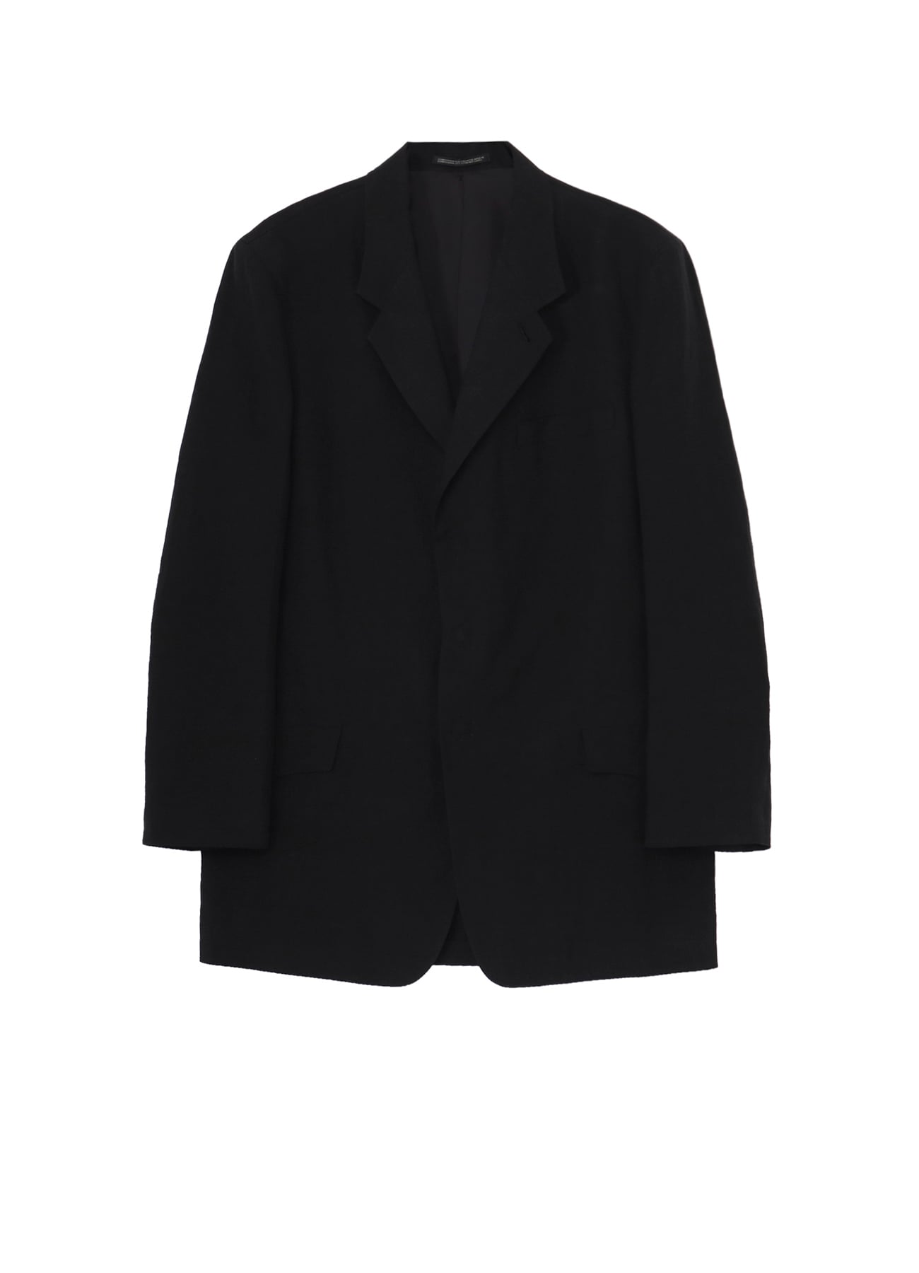 LINEN CLOTH FRONT EDGE 3SNAP BOTTON JACKET