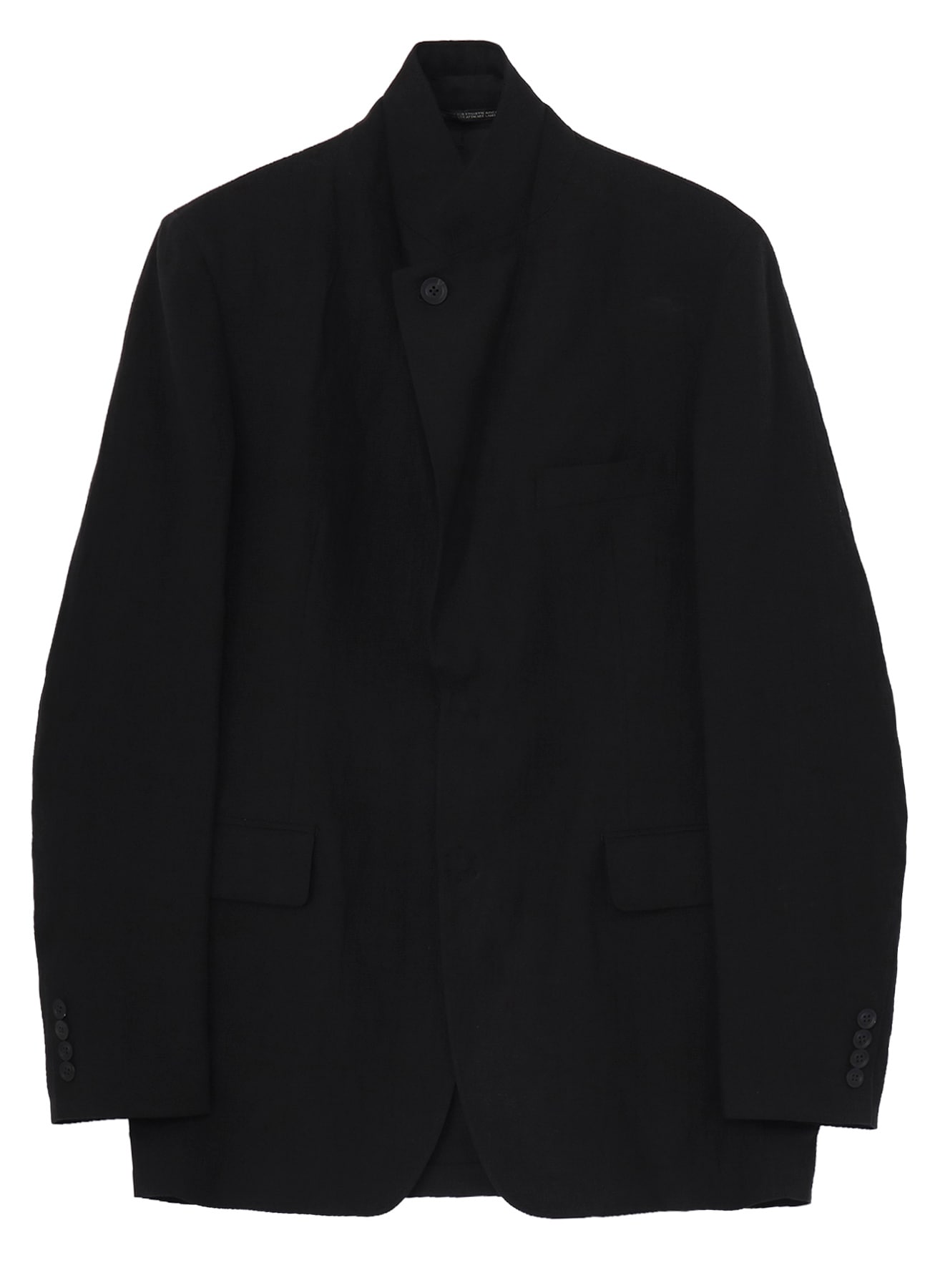 LINEN CLOTH FRONT EDGE 2SNAP BOTTON JACKET