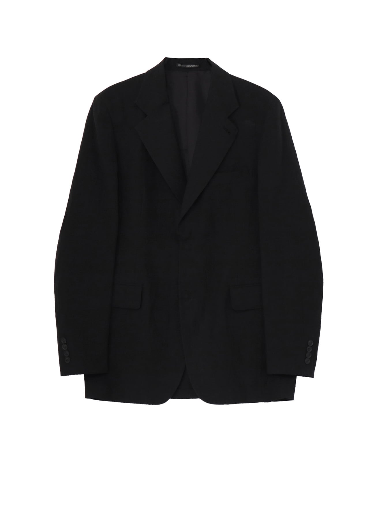 LINEN CLOTH FRONT EDGE 2SNAP BOTTON JACKET