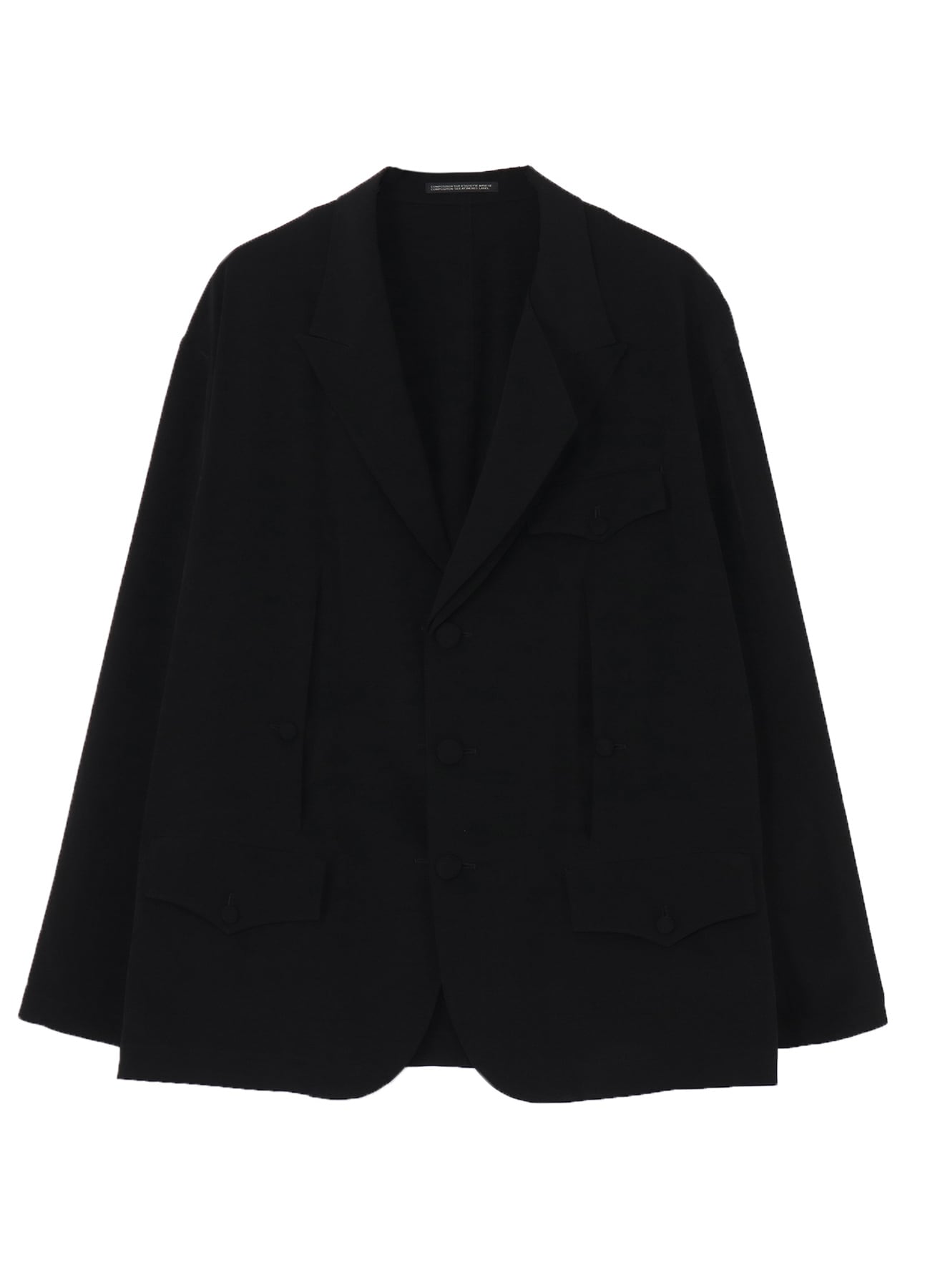 TA TUXEDO FRONT AND BACK OPENED LAPEL JACKET
