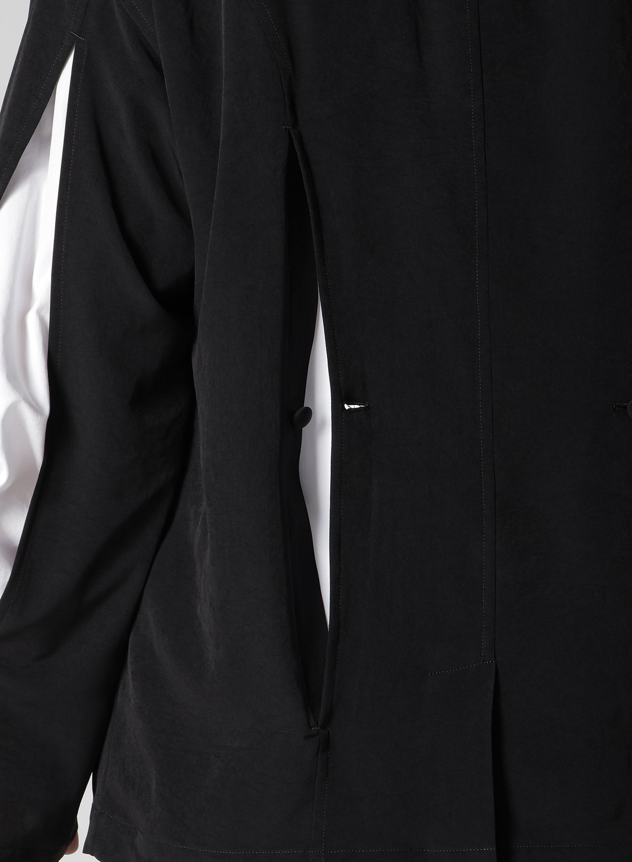 TA TUXEDO FRONT AND BACK OPENED LAPEL JACKET