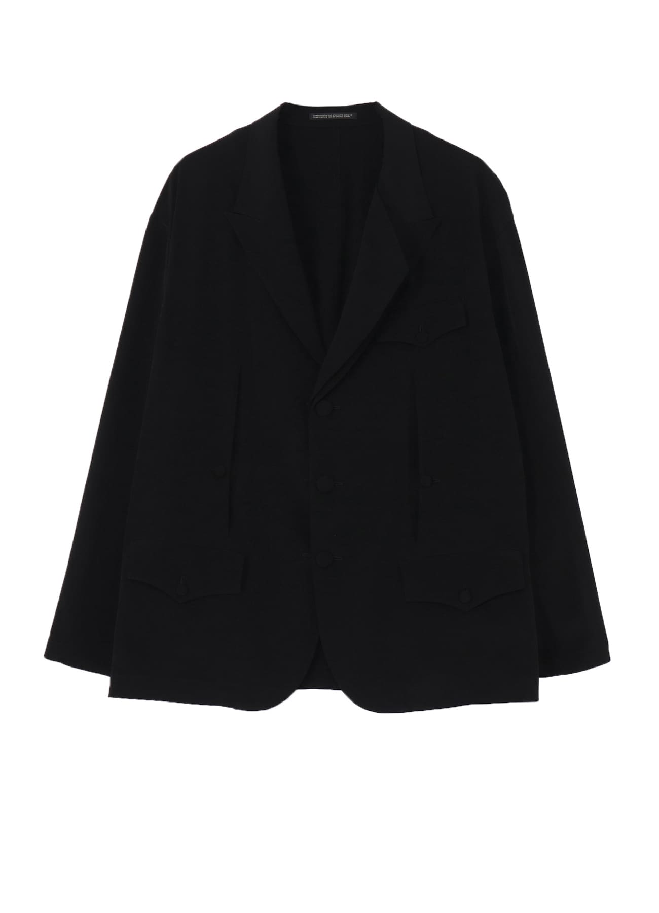 TA TUXEDO FRONT AND BACK OPENED LAPEL JACKET