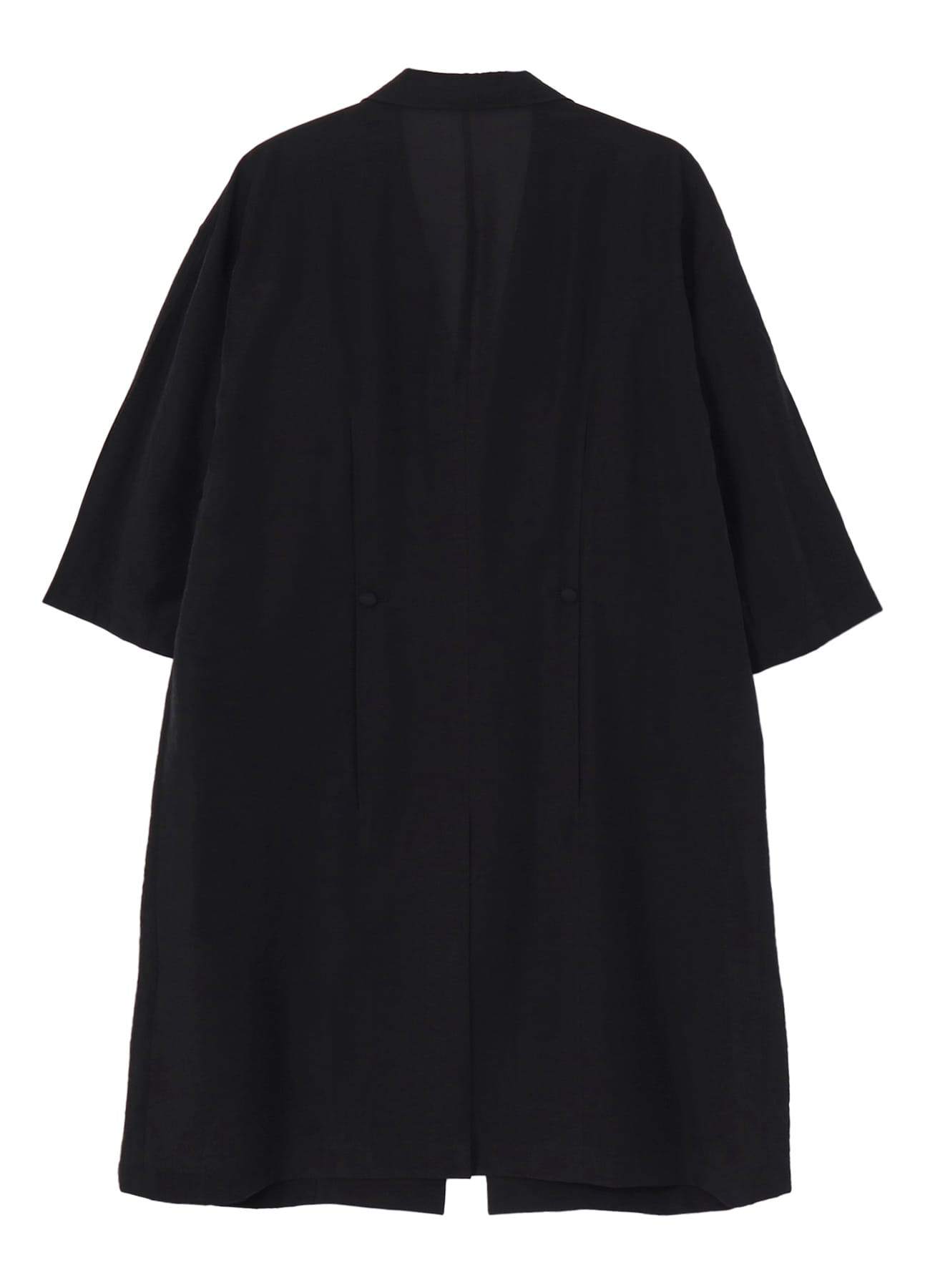 <PIECE UNIQUE/AOYAMA>RY/ NY/ CU LAWN DETAILED LAPEL LONG JACKET