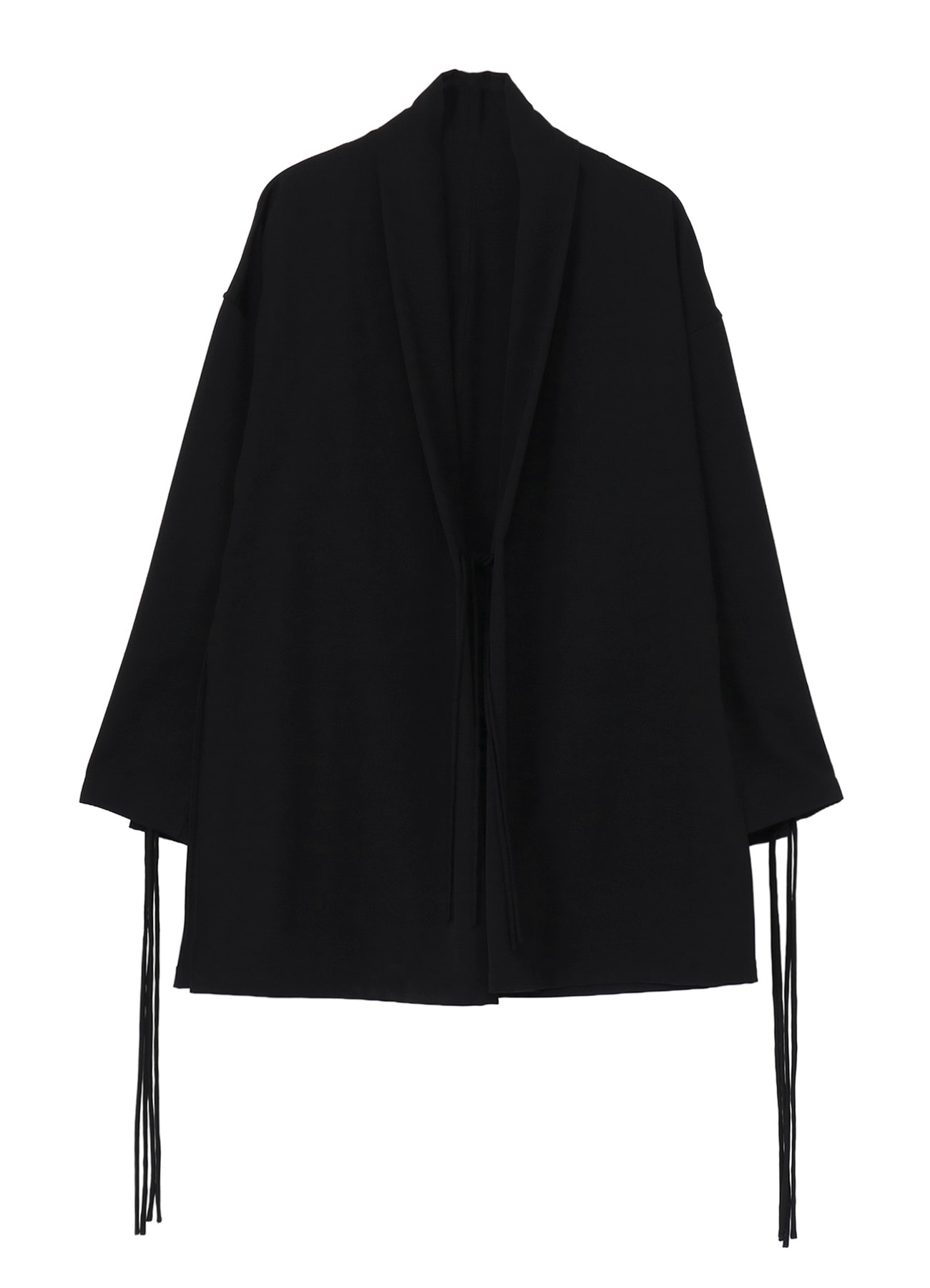 WOOL GABARDINE CHINA BUTTUN SCARF JACKET