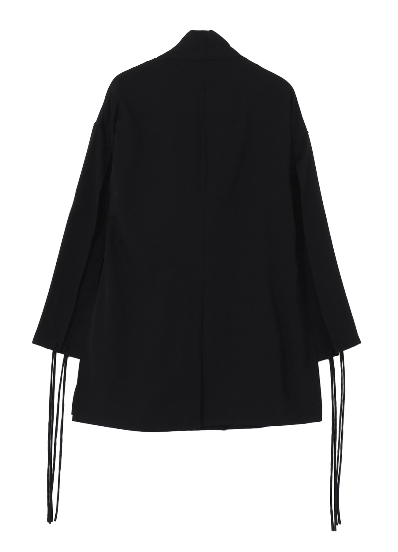 WOOL GABARDINE CHINA BUTTUN SCARF JACKET