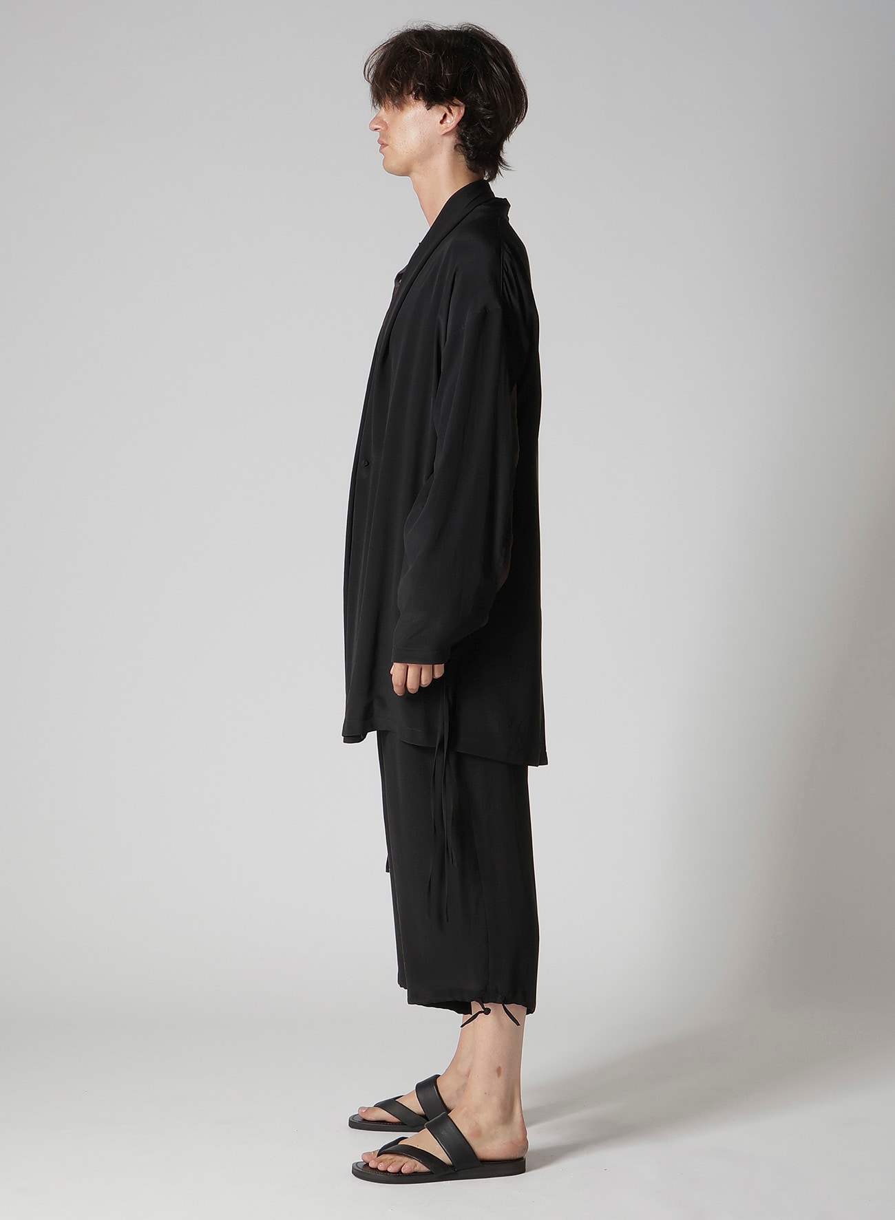 CREPE DE CHINE CHINA BUTTUN SCARF JACKET