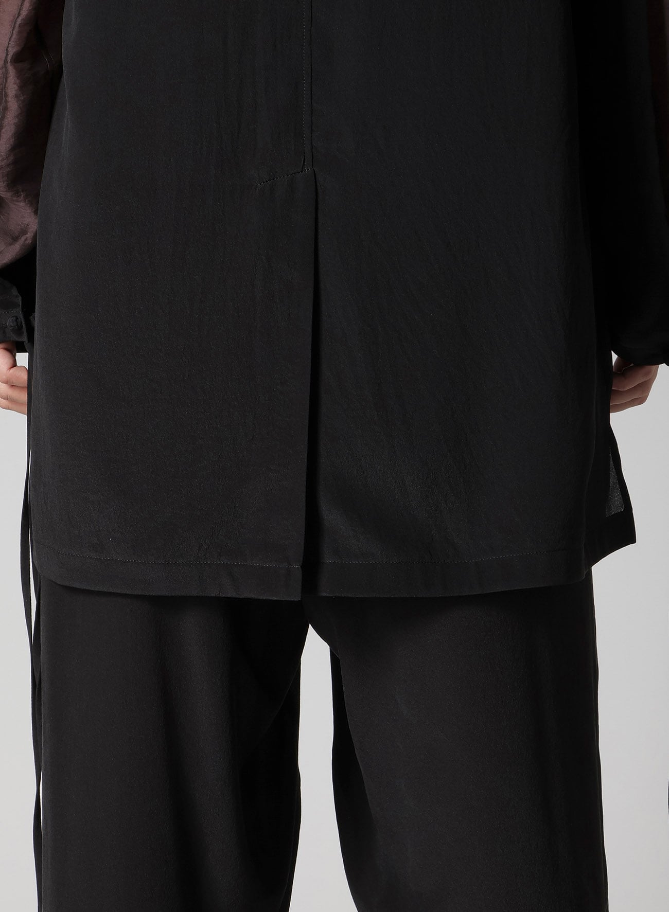 CREPE DE CHINE CHINA BUTTUN SCARF JACKET