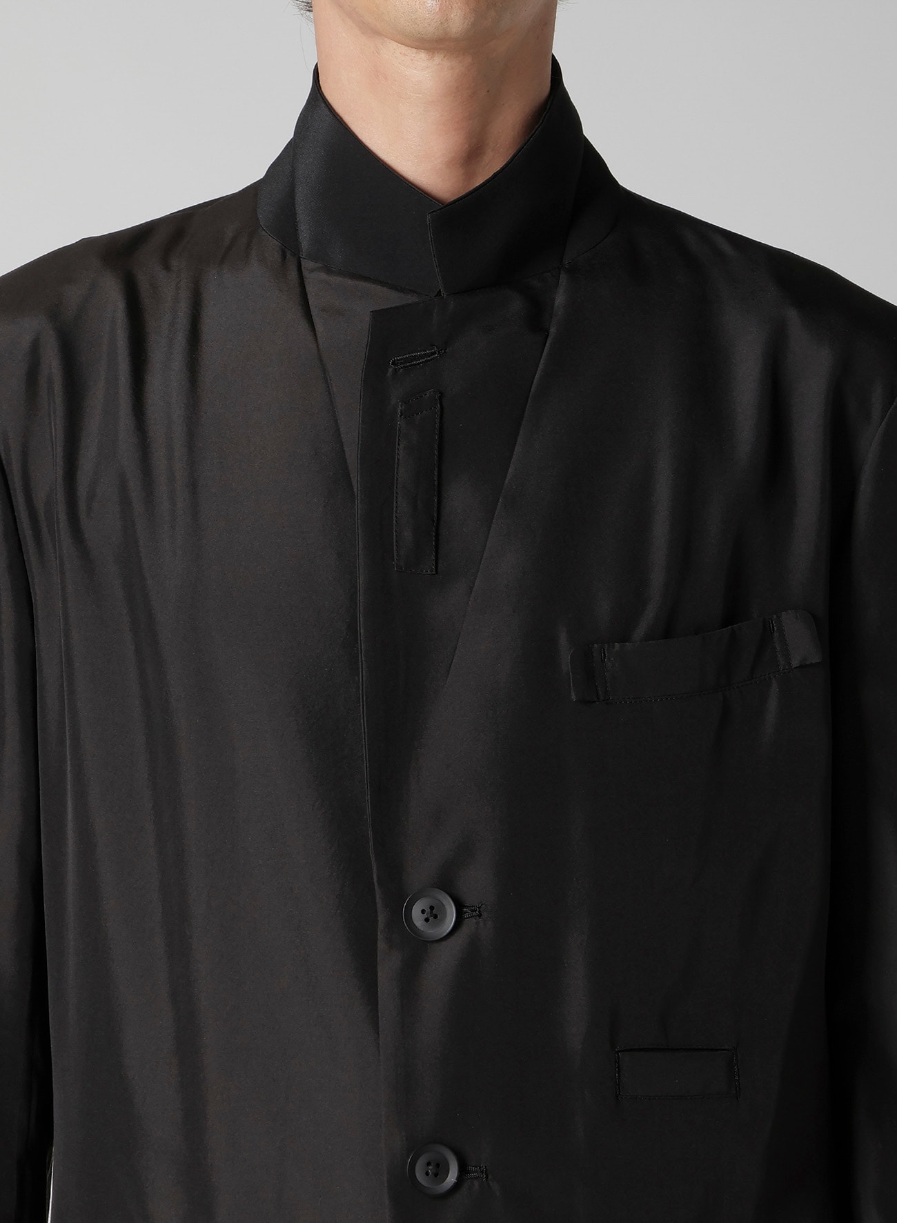 SILK HABUTAE 6 POCKETS SUIT JACKET