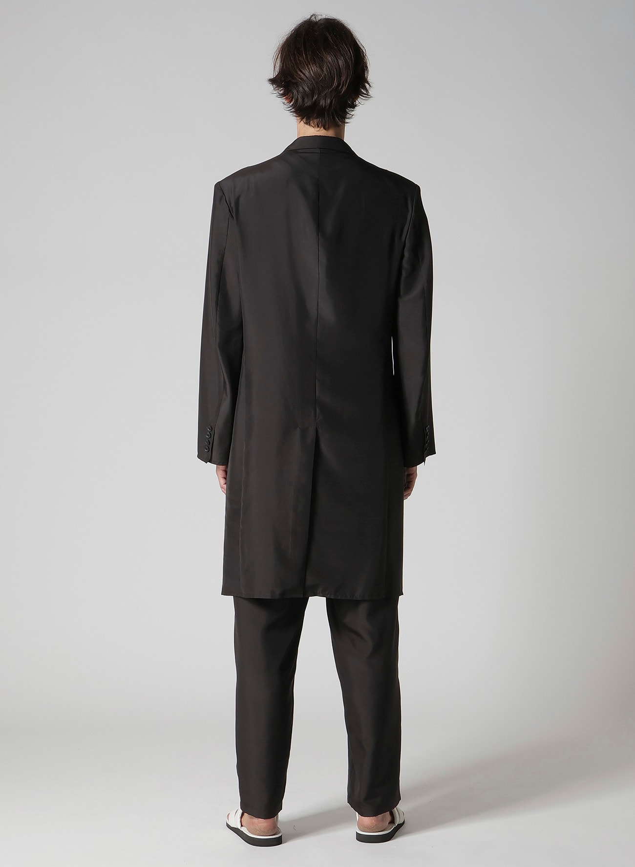 SILK HABUTAE 4 BUTTONS LONG SUIT