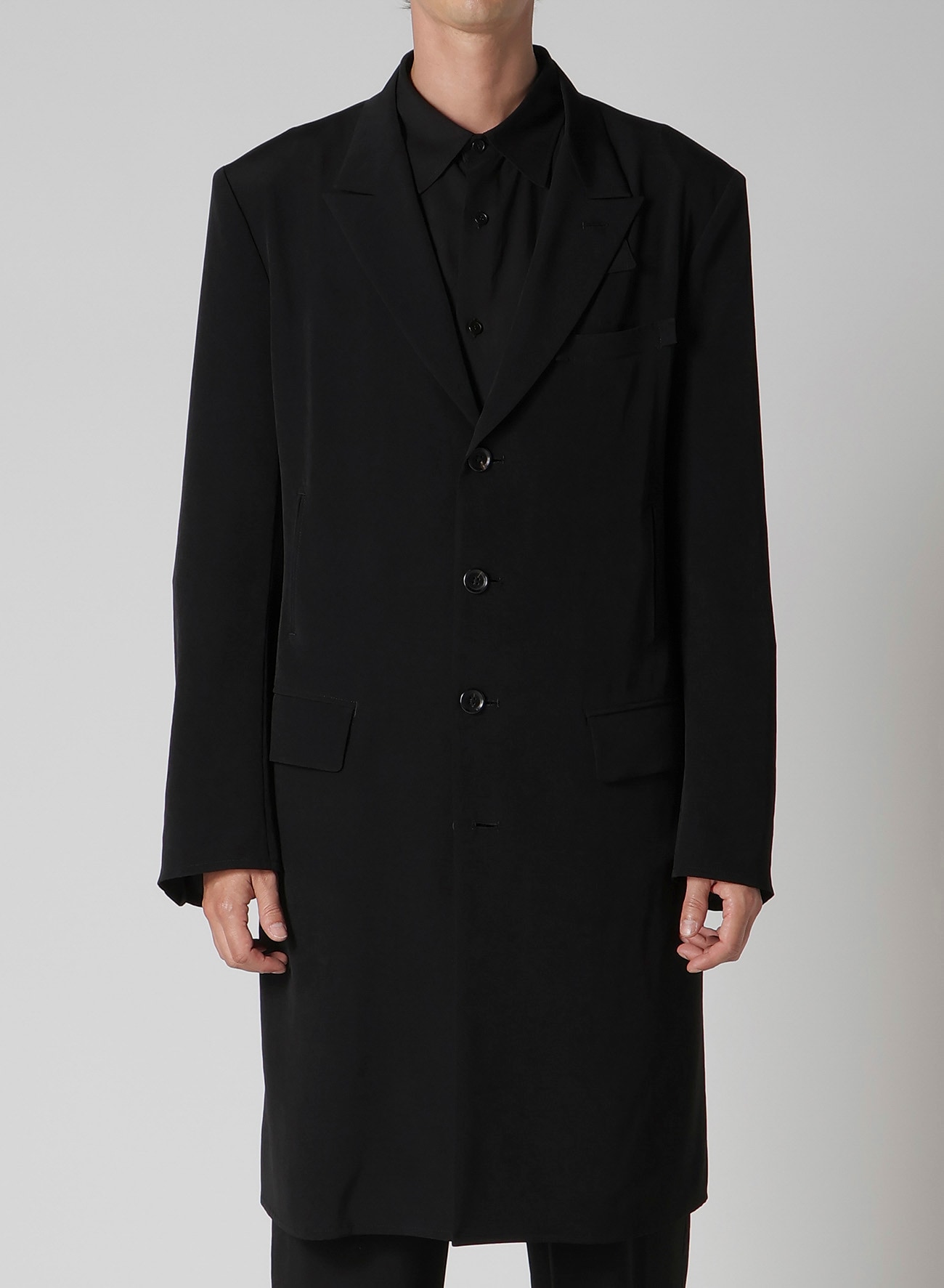 TA TUXEDO 4 BUTTONS LONG JACKET