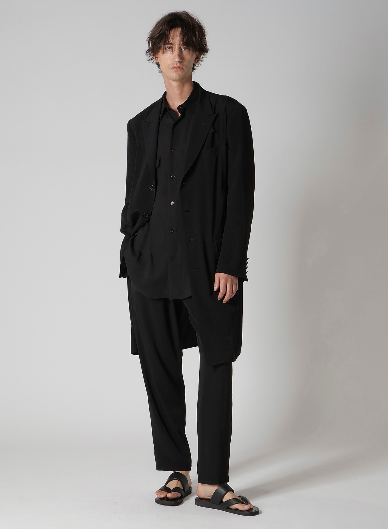 TA TUXEDO 4 BUTTONS LONG JACKET