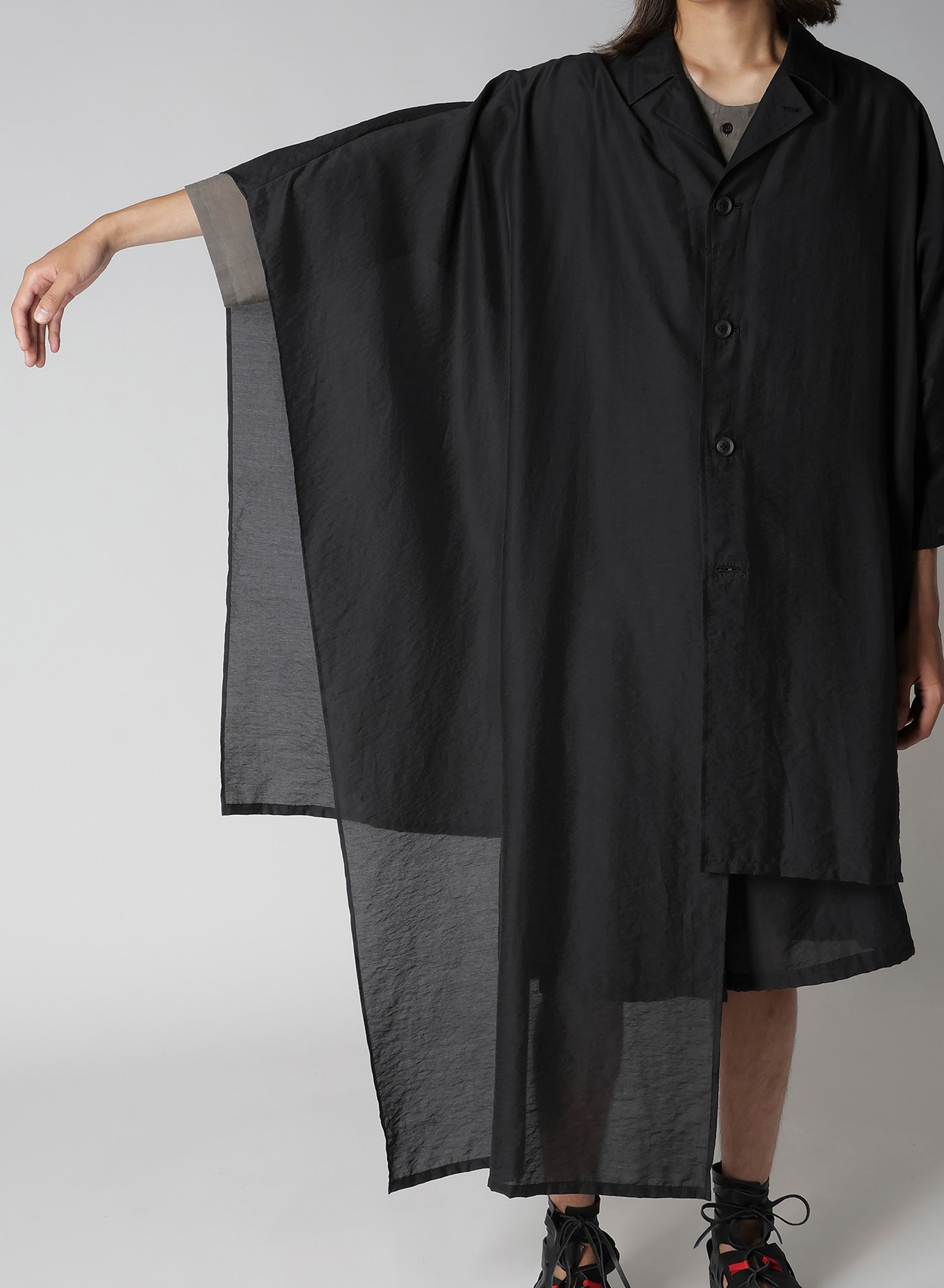 RY/ NY/ CU LAWN LONG CAPE JACKET