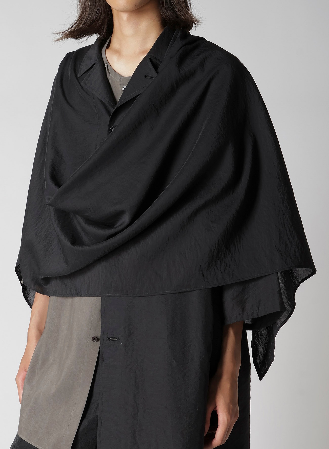 RY/ NY/ CU LAWN LONG CAPE JACKET