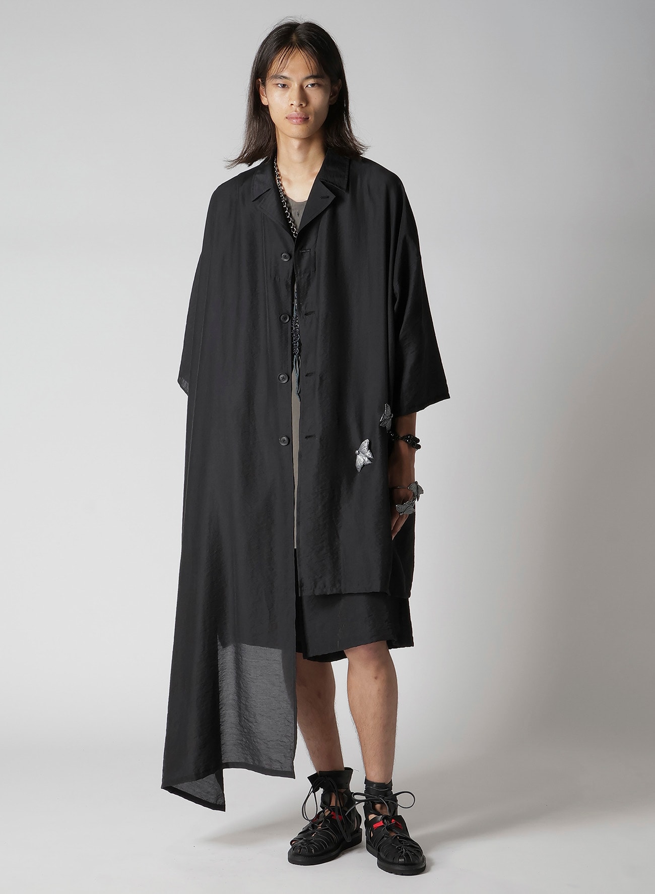 RY/ NY/ CU LAWN LONG CAPE JACKET