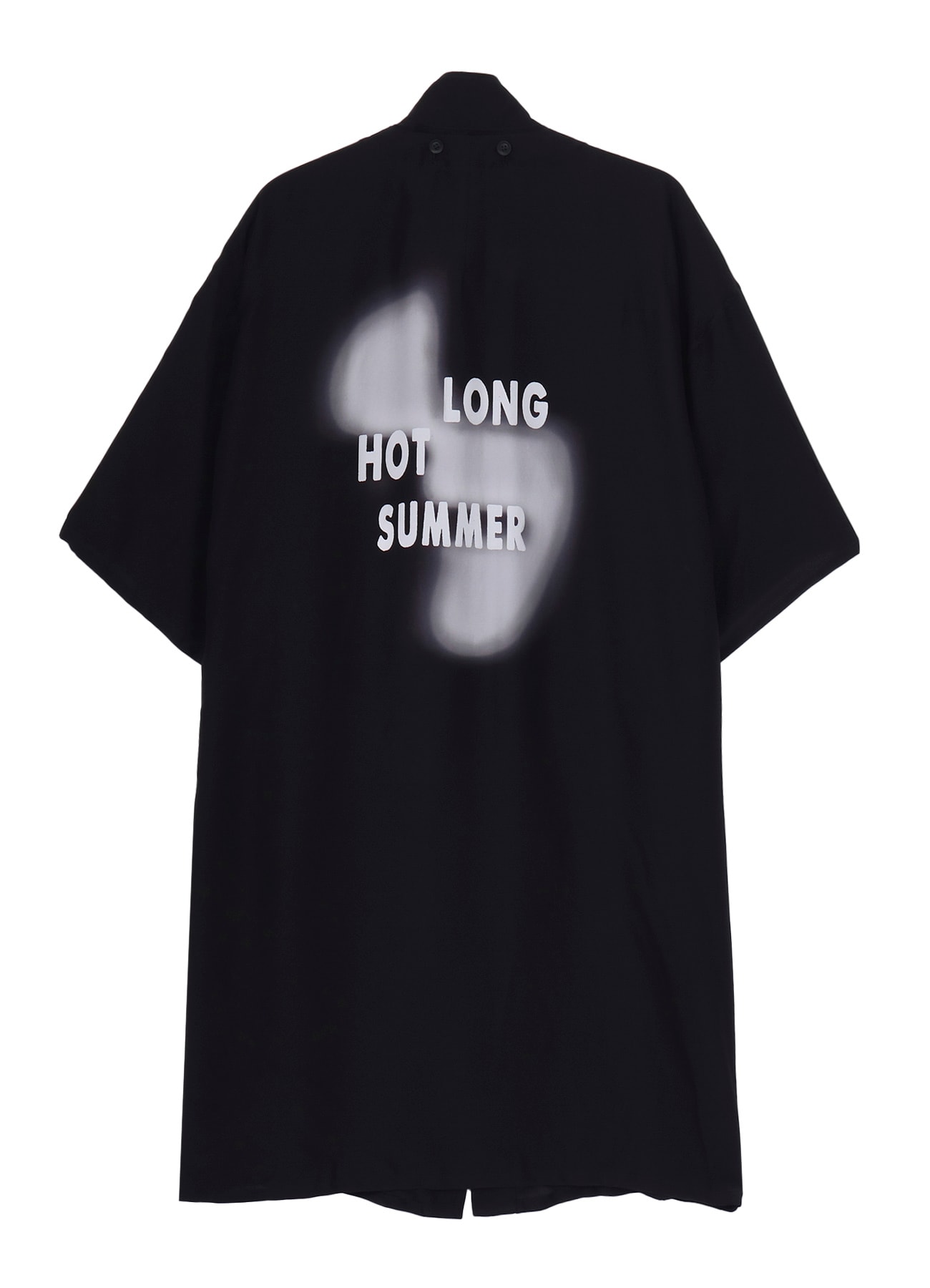 MESSAGE PRINTED SMOKE BUTTON OPENED JACKET